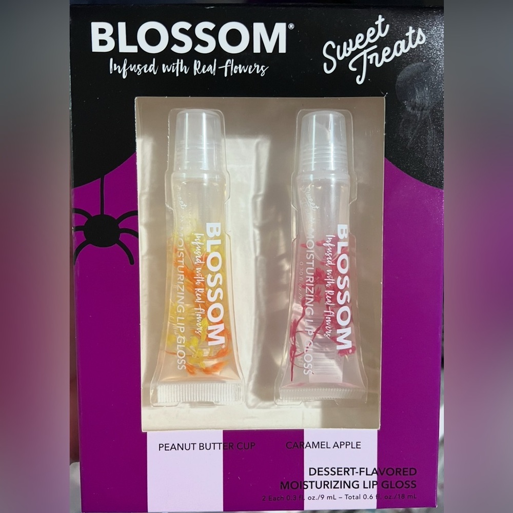 Blossom Sweet Treats Dessert-Flavored Lip Gloss, Peanut Butter Cup & Caramel
